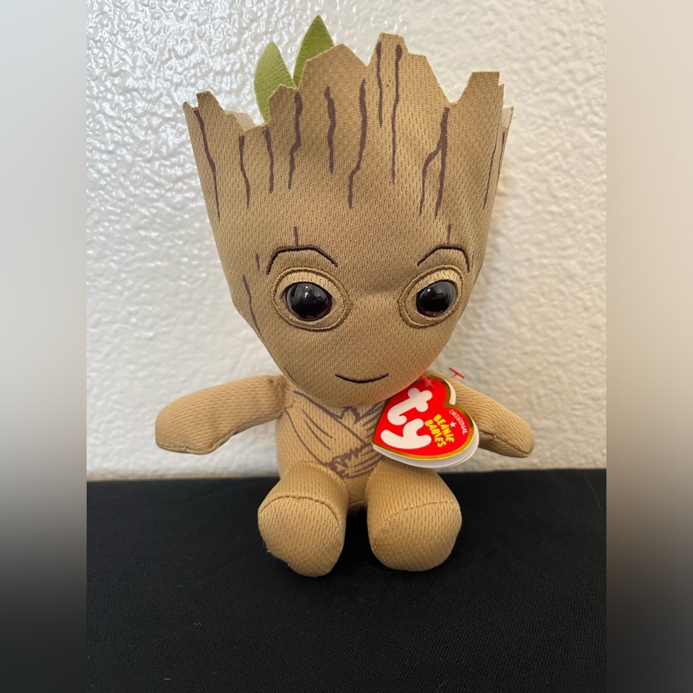 BNWT Ty Beanie Babies Marvel Groot